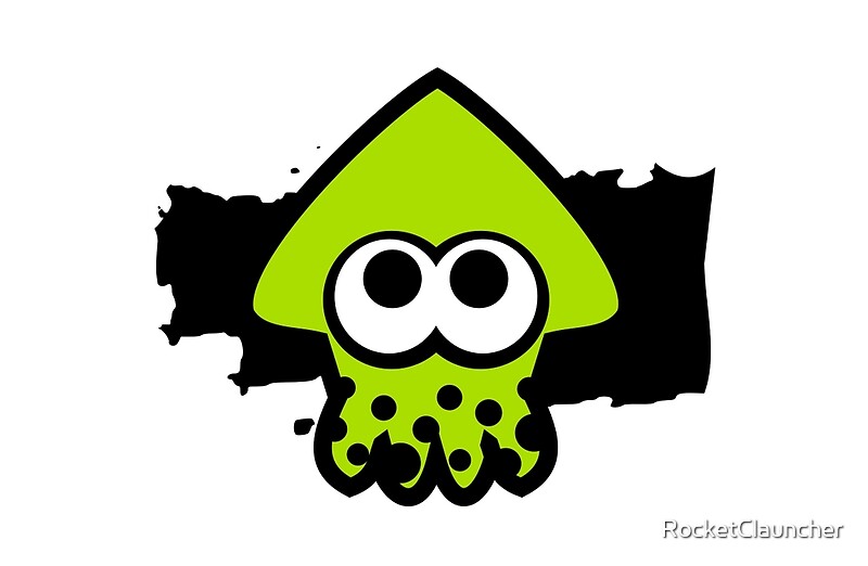 "Splatoon Squid (Green)" Studio Pouches by RocketClauncher Redbubble