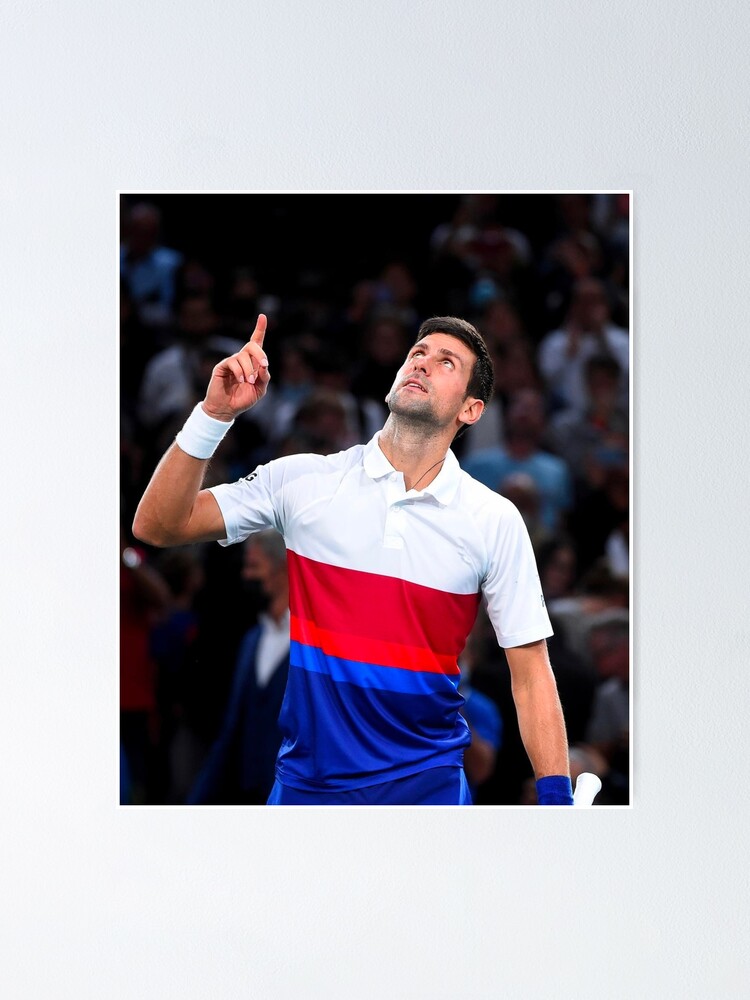 Tenis Novak Djokovic Poster For Sale By Markssellepzz Redbubble