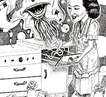 And She Cooks, Too! by seanart