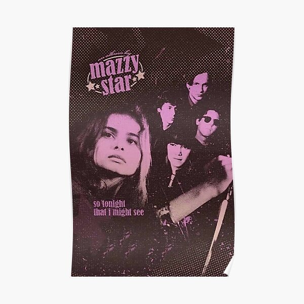 Vintage Mazzy Star Pop Art Fan Art Mazzy Star Posters