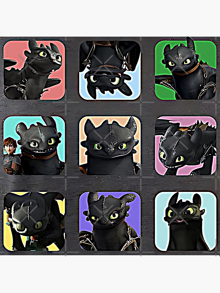 Toothless Night Fury Sticker For Sale By Sopye Redbubble