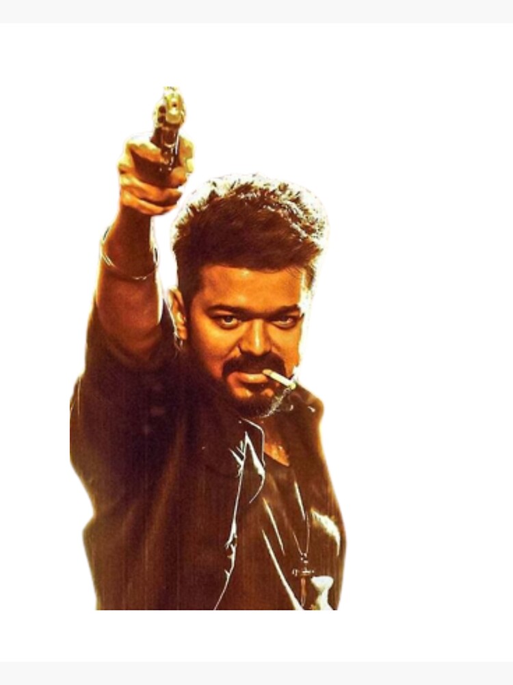 Leo Thalapathy Vijay Sticker By Visvalingam Kumaran Redbubble