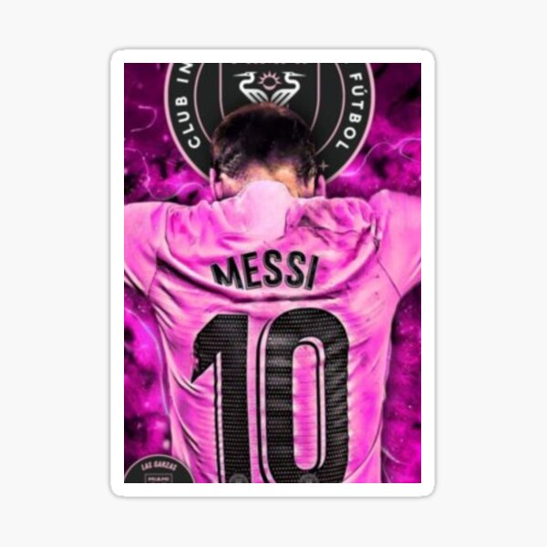 Lionel Messi Inter Miami Sticker For Sale By LilyChris Redbubble