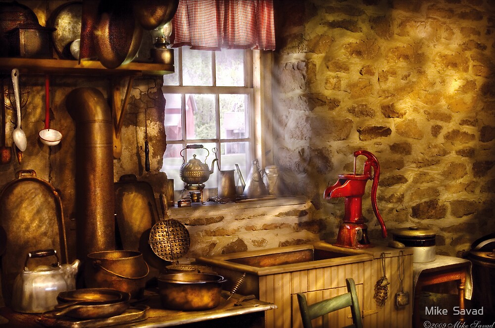 "A rather old kitchen" by Mike Savad | Redbubble