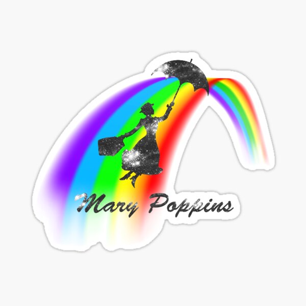 Mary Poppins Sticker By Coooner Redbubble