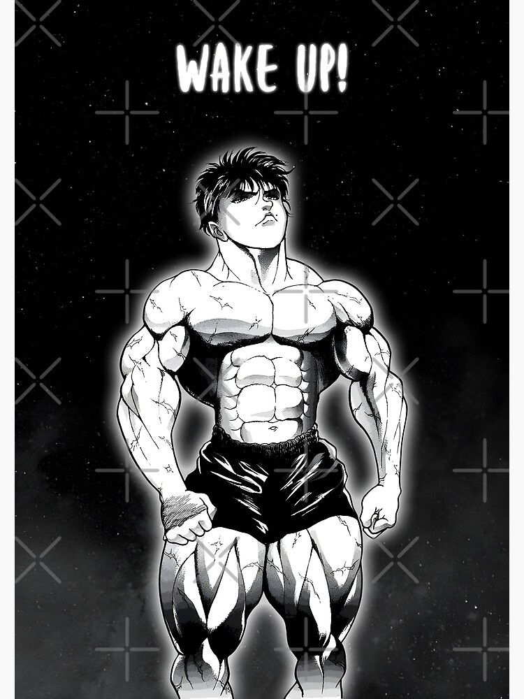 Baki Hanma Wake Up Poster For Sale By Stargorilla Redbubble