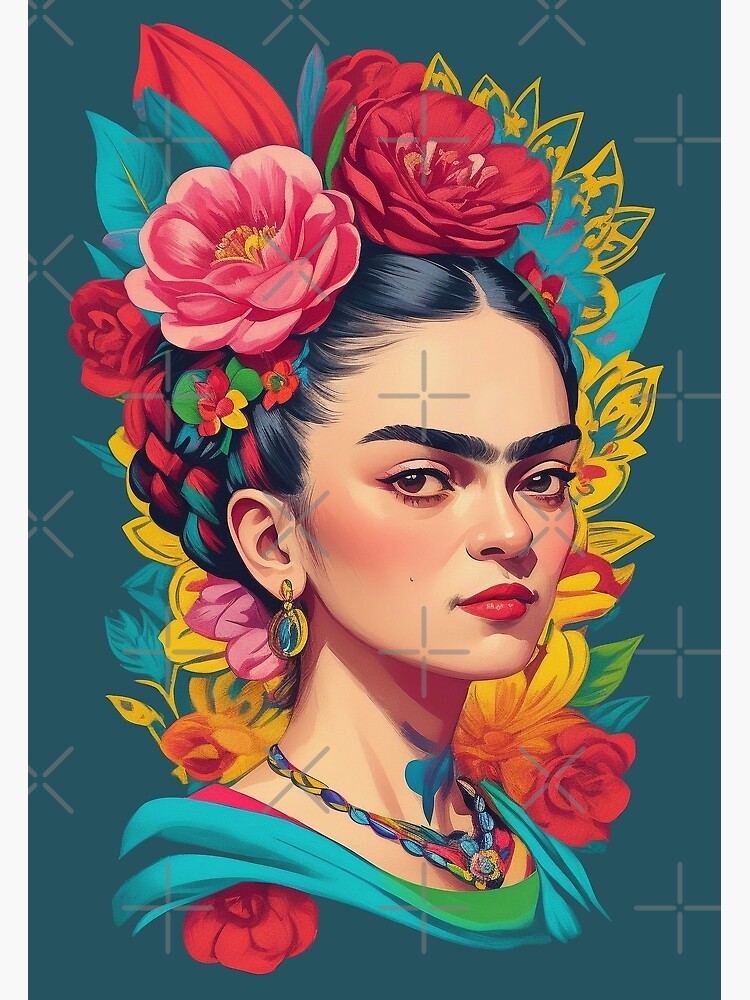 Frida Kahlo Watercolor Canvas Print For Sale By Magical Frog