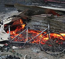 Victorian Bushfires....Yea-Glenburn area 3 by John Vandeven