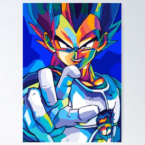 P Ster For Sale Con La Obra Vegeta Dragon Ball Wpap Arte Pop De