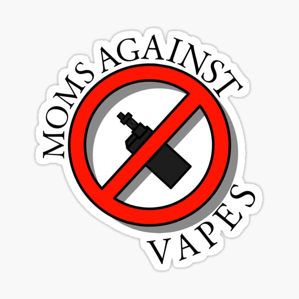 Mom Against Vaping Stickers Redbubble