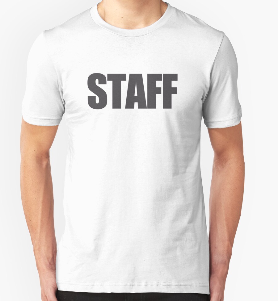 staff only shirt