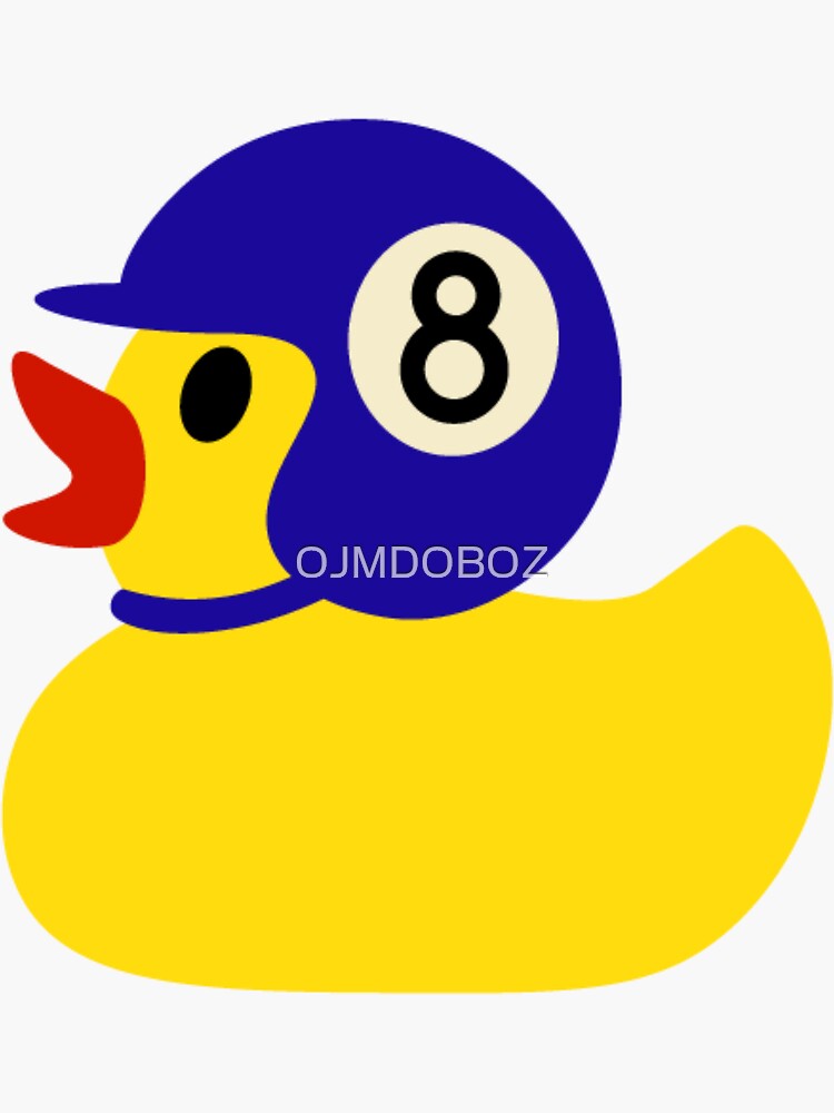 Rubber Duck Sticker For Sale By OJMDOBOZ Redbubble