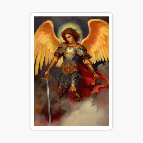 Saint Michael The Archangel Sticker For Sale By SanctifiedSouls