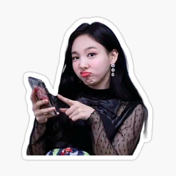 Twice Nayeon Sticker By Bejeweledsally Redbubble