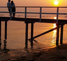 Sunset on sand by daniel-luke
