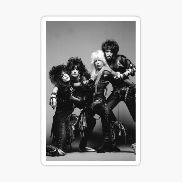 Portrait Band Musical Black And White Poster Sticker For Sale By