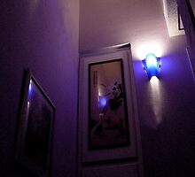 Lavender Shadowed Stairwell by RoyAllen Hunt