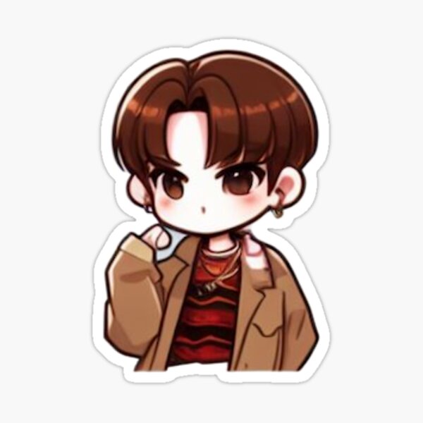 Enhypen Heeseung Chibi Anime Sticker For Sale By Seokjinnieworld