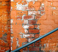 Orange Brick Wall by richman
