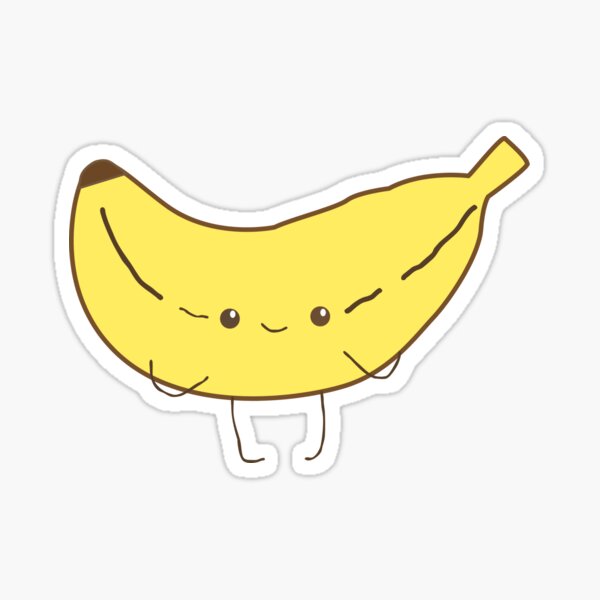 Banana Sticker For Sale By Brytieboo Redbubble