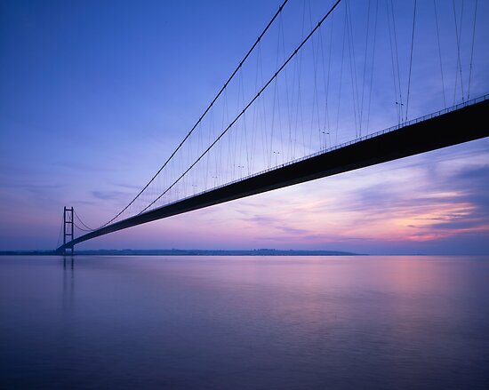humber bridge sunset