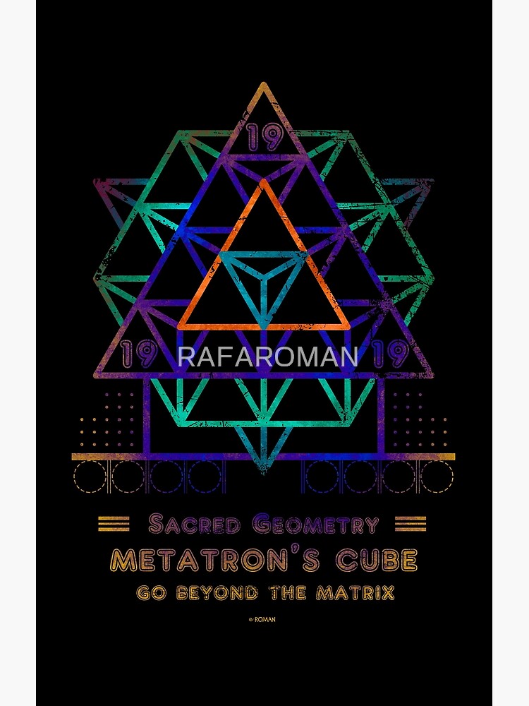 Sacred Geometry Metatron Matrix Art Print By Rafaroman Redbubble