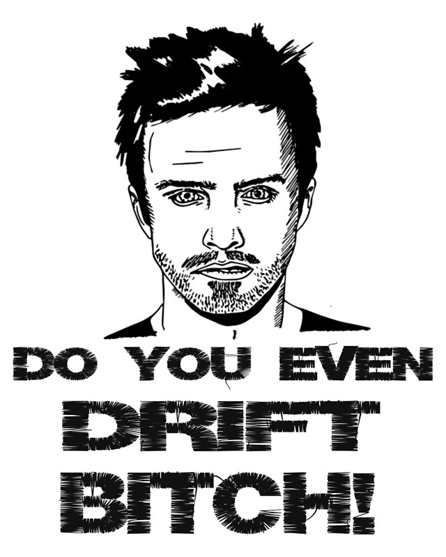 &quot;Aaron Paul Drift&quot; Art Prints by The <b>Looney Crew</b> | Redbubble - flat,800x800,075,f.u3