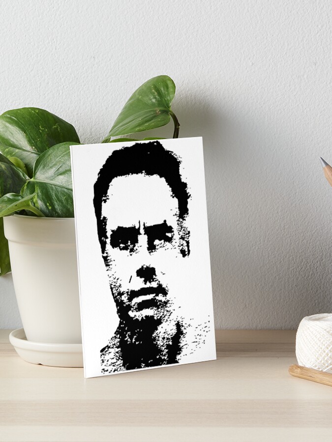 Jordan Peterson Black And White Art Board Print For Sale By Yoshi77