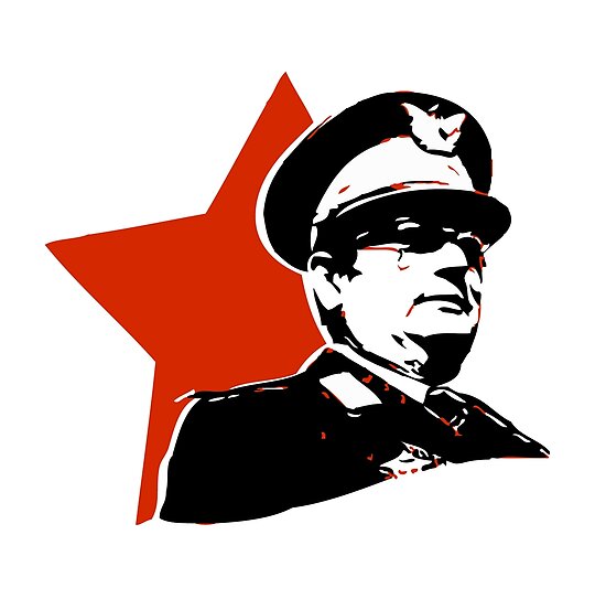 Josip Broz Tito Jugoslavija Poster By Sofiayoushi Redbubble