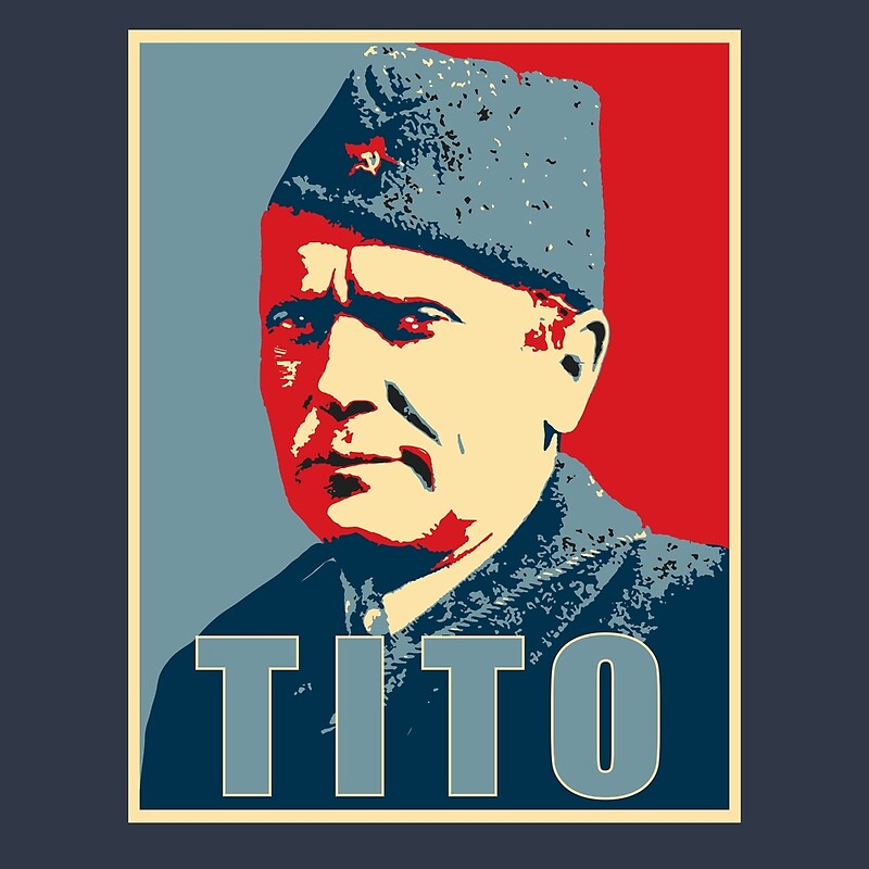 Josip Broz Tito By TheCrossroad Redbubble