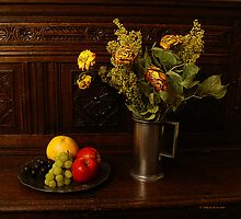 Withered Flowers & Fresh Fruit by Gilberte