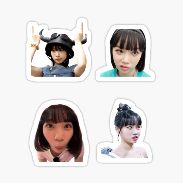 Chaewon Le Sserafim Meme Sheet Sticker For Sale By Xiaotingfae