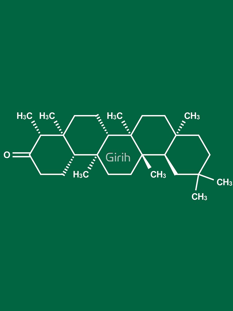 Friedelin Chemical Molecule Structure T Shirt For Sale By Girih