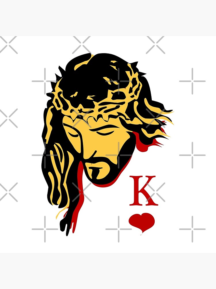 Christian Design Jesus Christ King Of Kings Poster By