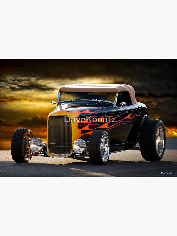 Ford Roadster Hiboy Sticker For Sale By Davekoontz Redbubble