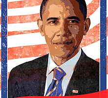 President Barack Obama Inauguration Poster by campphotoshop