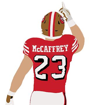 Christian McCaffrey Sticker Sticker For Sale By Logan Tucker Redbubble