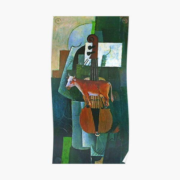 Hd Cow And Violin By Kazimir Severinovich Malevich High