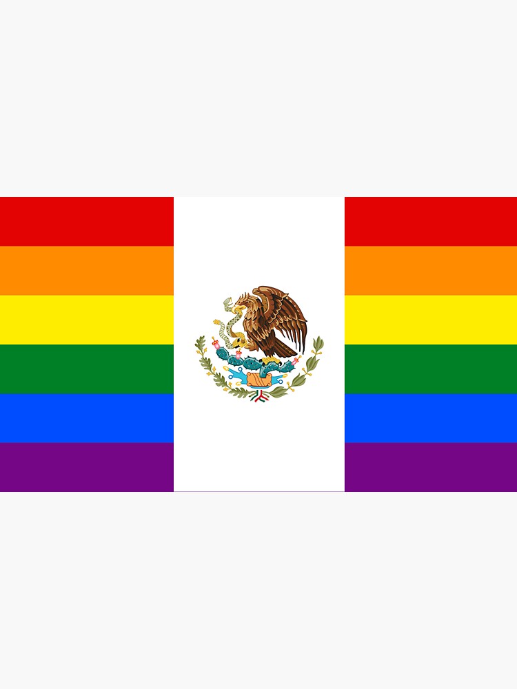 Mexico Lgbt Gay Pride Rainbow Flag Sticker For Sale By Martstore