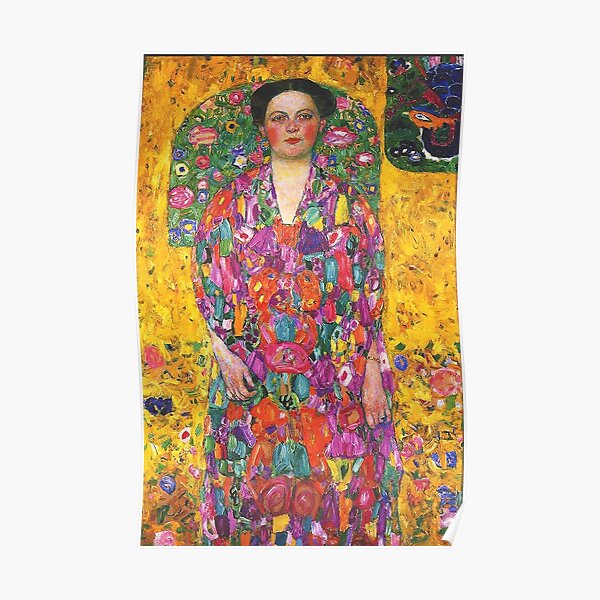 HD Portrait Of Eugenia Primavesi By Gustav Klimt 1913 HIGH DEFINITION