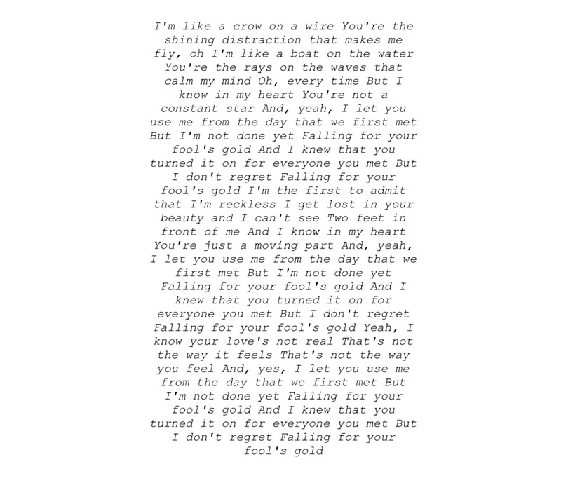 "one direction fools gold lyrics " Travel Mugs by heavenlymalik Redbubble