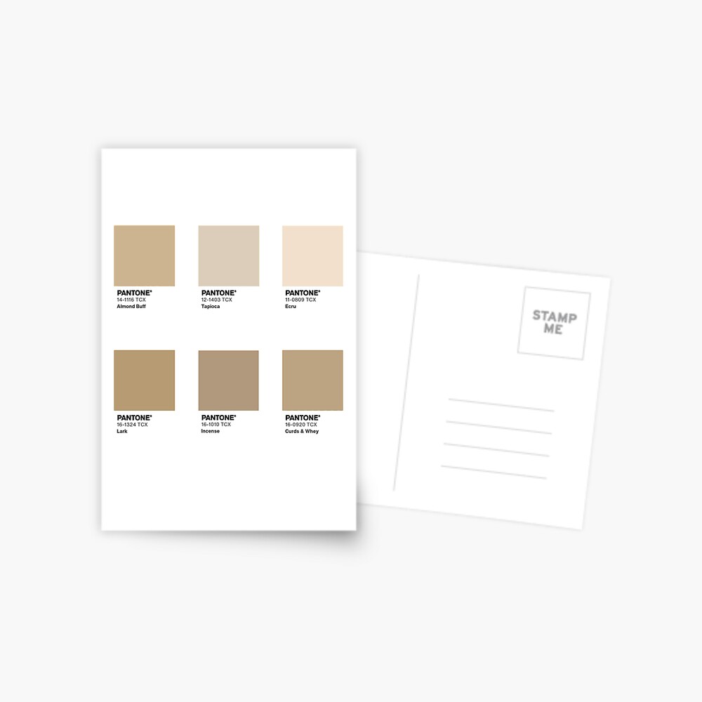 Nudes Pantone Color Swatch Pack Sticker For Sale By Kayochine Redbubble