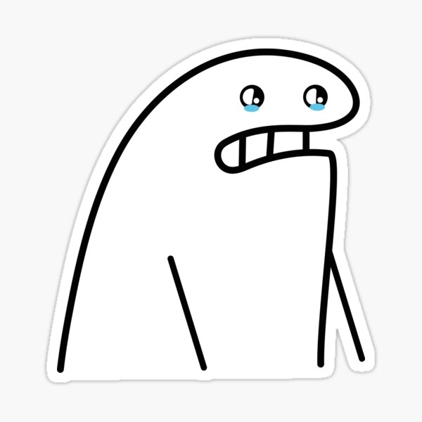 Flork Crying Sticker For Sale By Heisenborn Redbubble