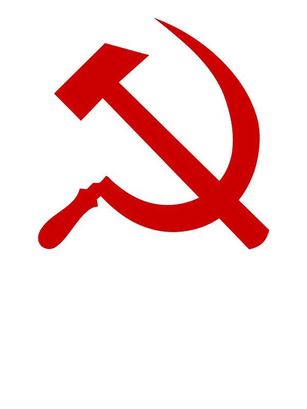 "Hammer and Sickle in Red" Stickers by BenjiKing | Redbubble