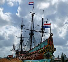 V.O.C. SHIP THE BATAVIA # 2 by Johan Nijenhuis