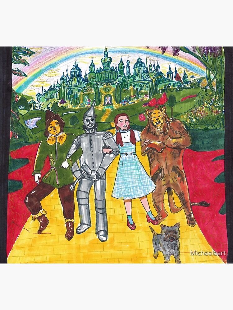 Wizard Of Oz Yellow Brick Road Poster For Sale By Michaelaart