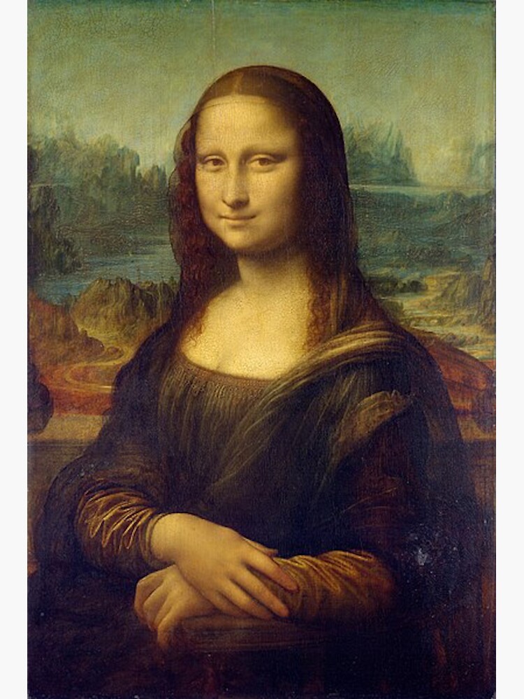 MONA LISA LEONARDO DA VINCI Sticker For Sale By Iconicpaintings