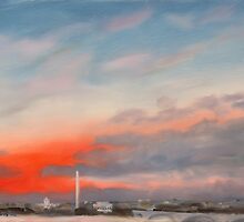 Sunrise, Inauguration Day 2009, Washington, D.C. by William Van Doren