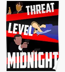 Threat Level Midnight Posters Redbubble