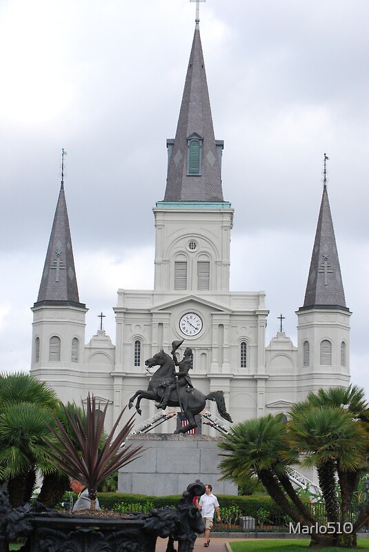 &quot;St Louis Cathedral, New Orleans, LA&quot; Posters by Marlo510 | Redbubble